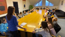 Návštěva šesťáků na Městském úřadu v Litomyšli