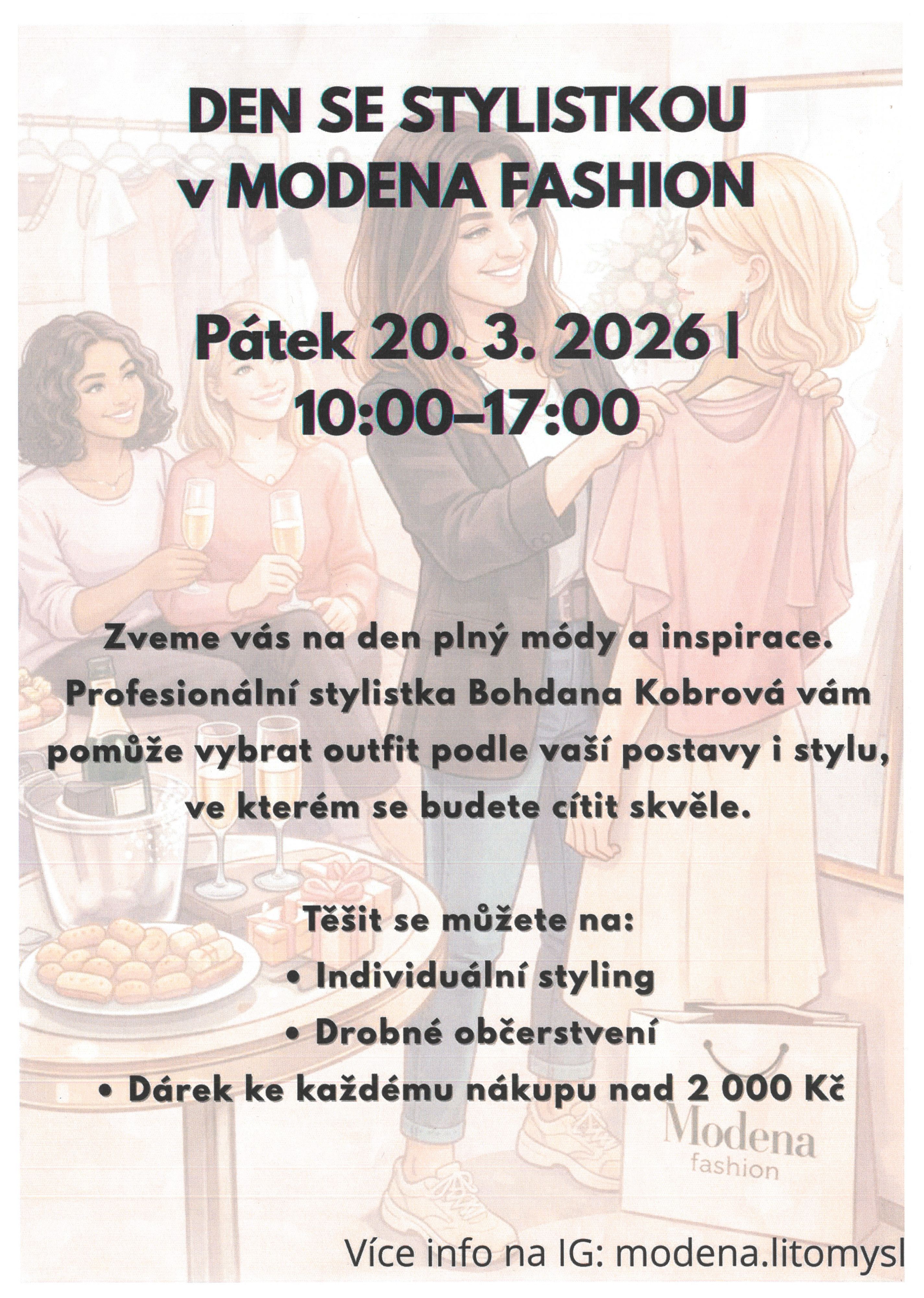 Den se stylistkou v Modena Fashion