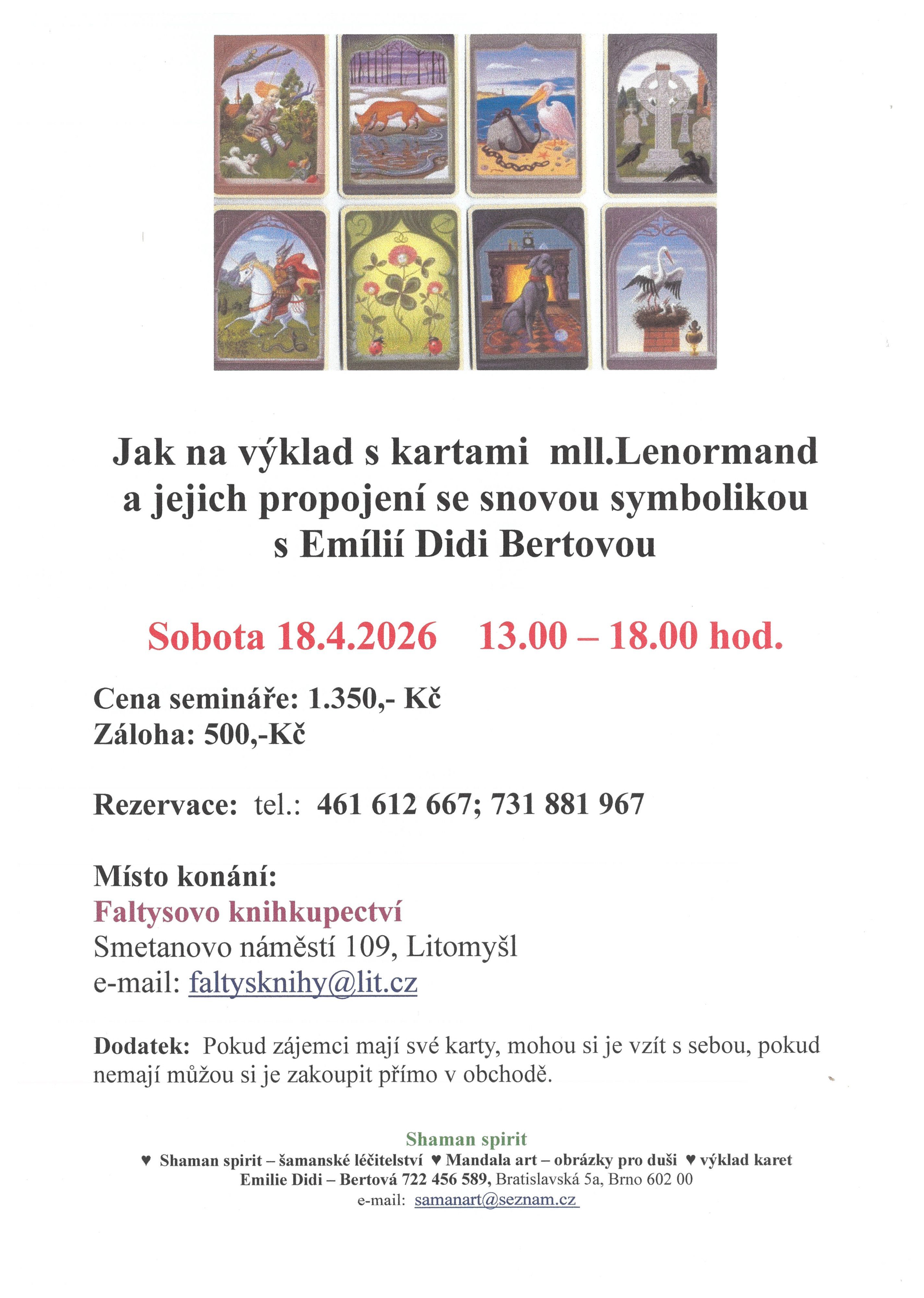 Jak na výklad s kartami Lenormard a jejich propojení se sny