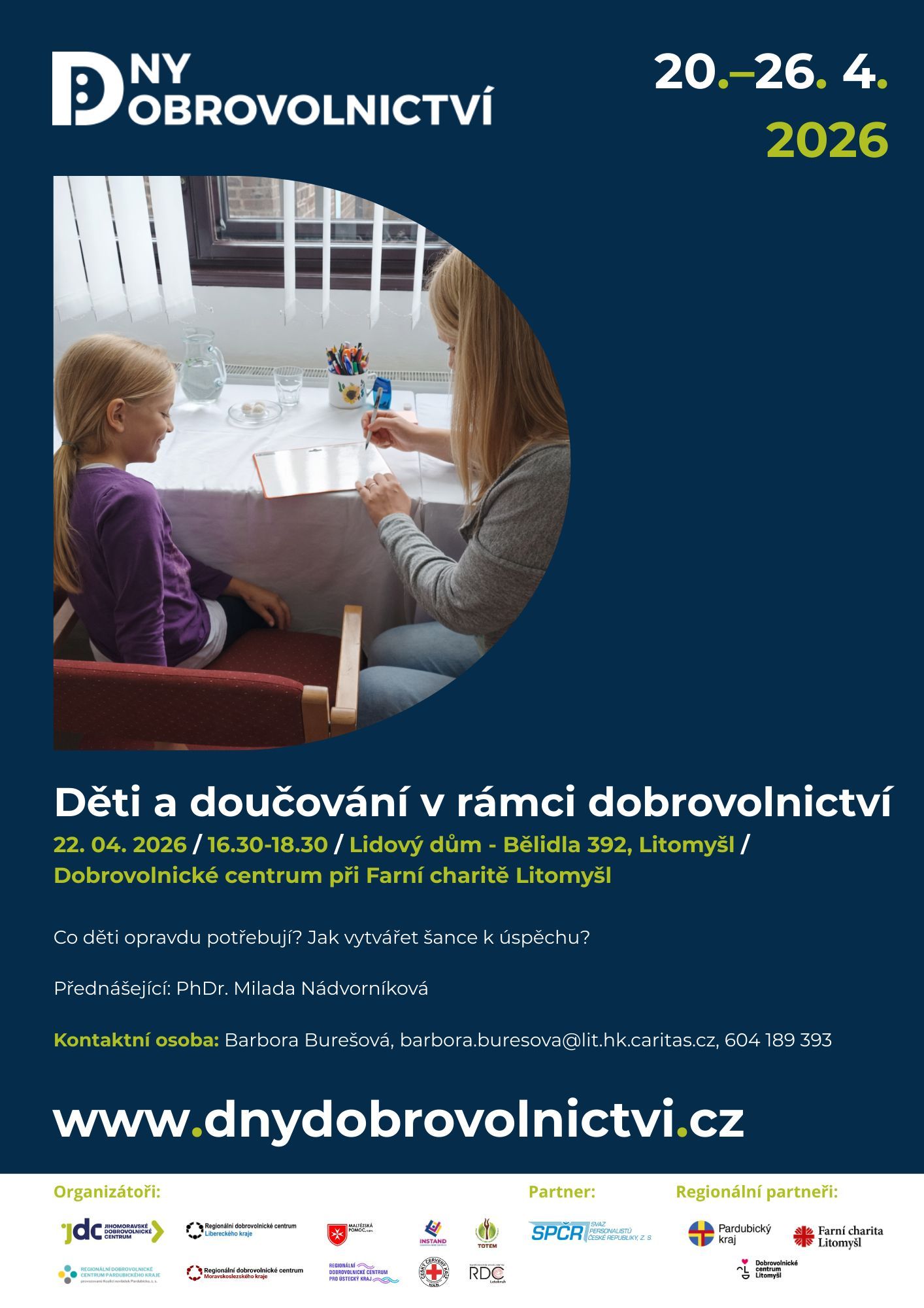 Děti a doučování v rámci dobrovolnictví