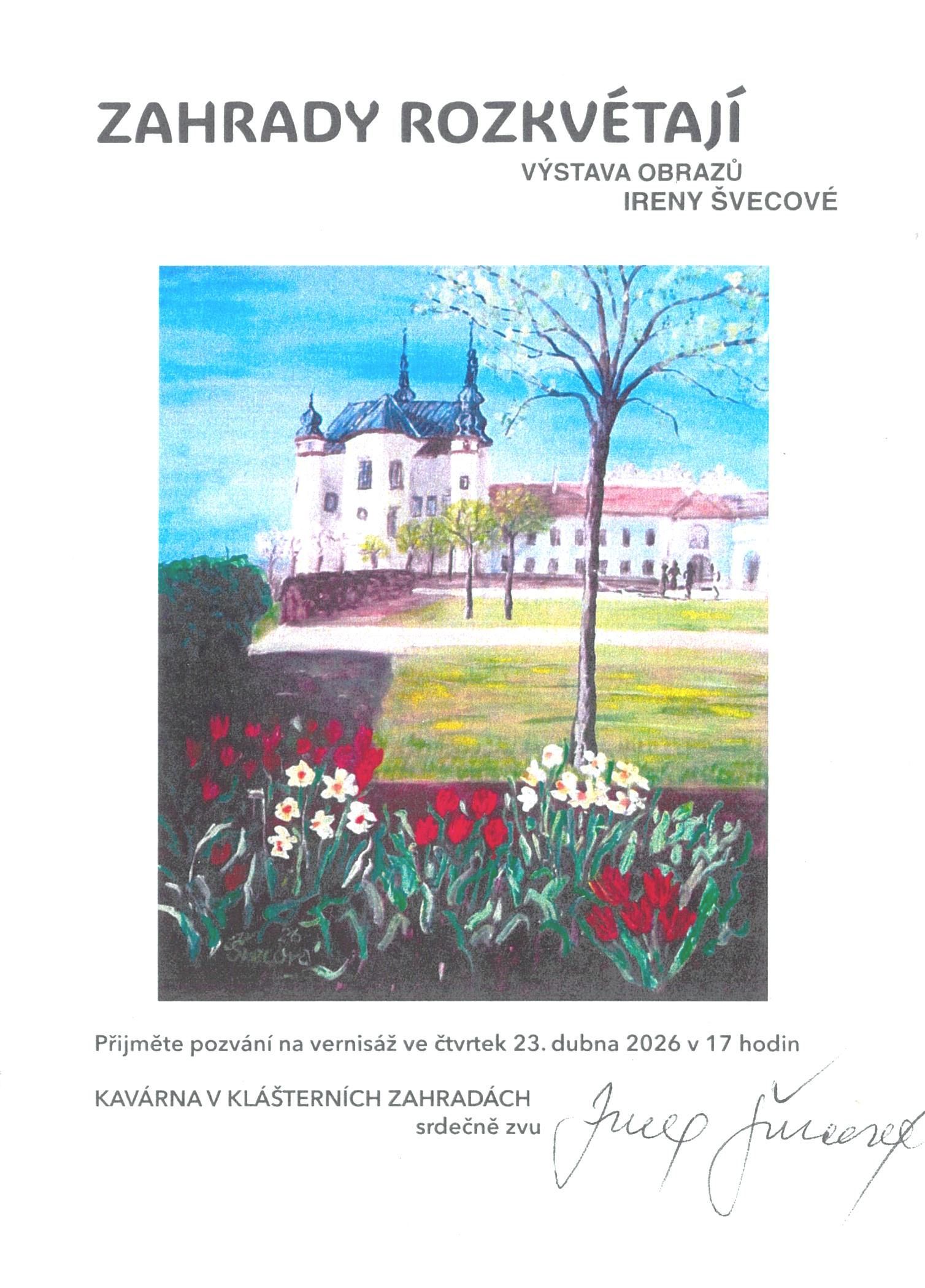 Vernisáž - Zahrady rozkvétají