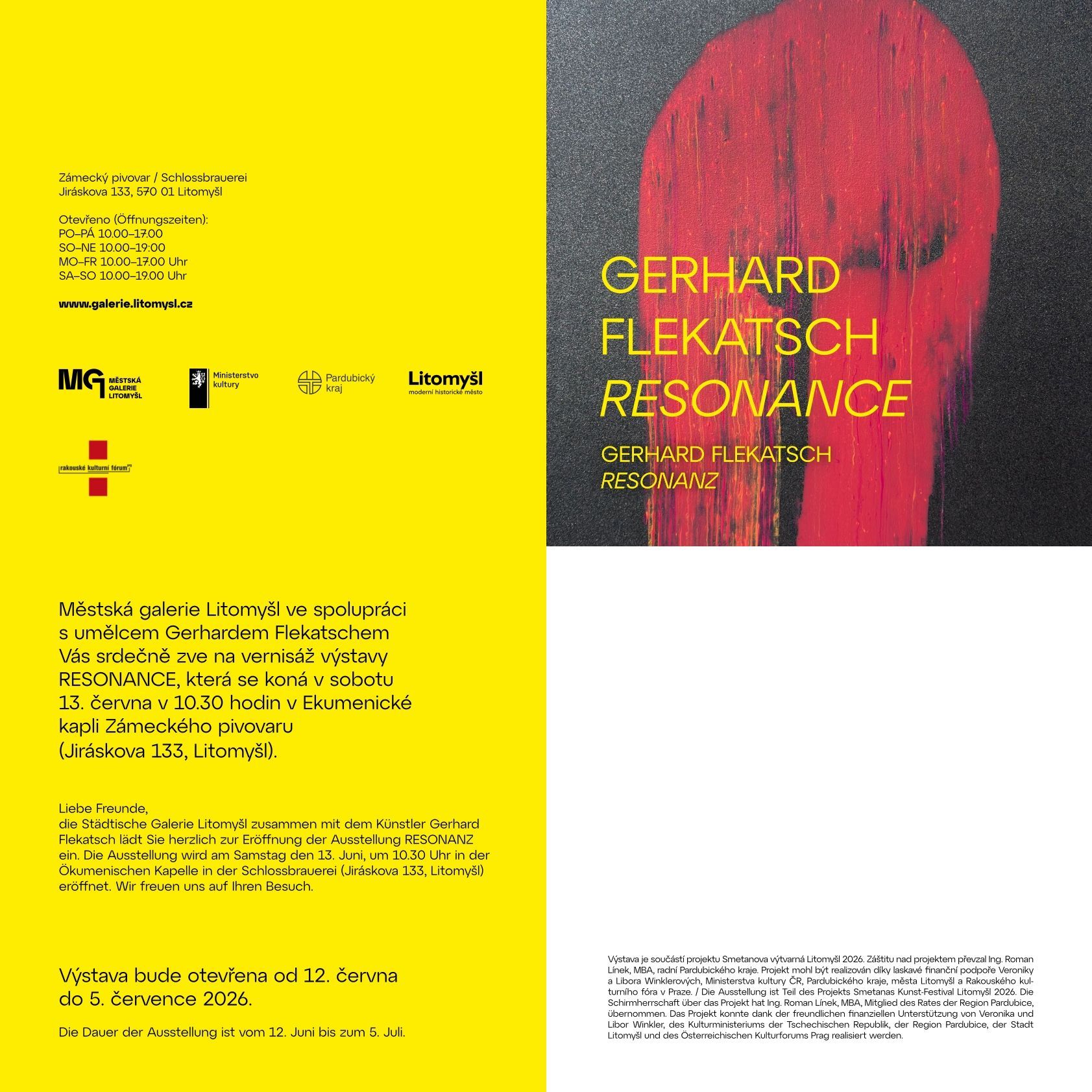 Vernisáž - Gerhard Flekatsch: Resonance