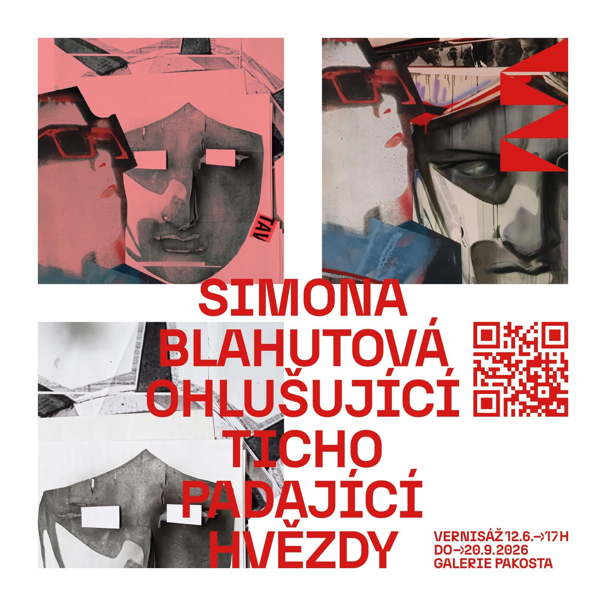 Vernisáž - Simona Blahutová: Ohlušující ticho padající hvězdy