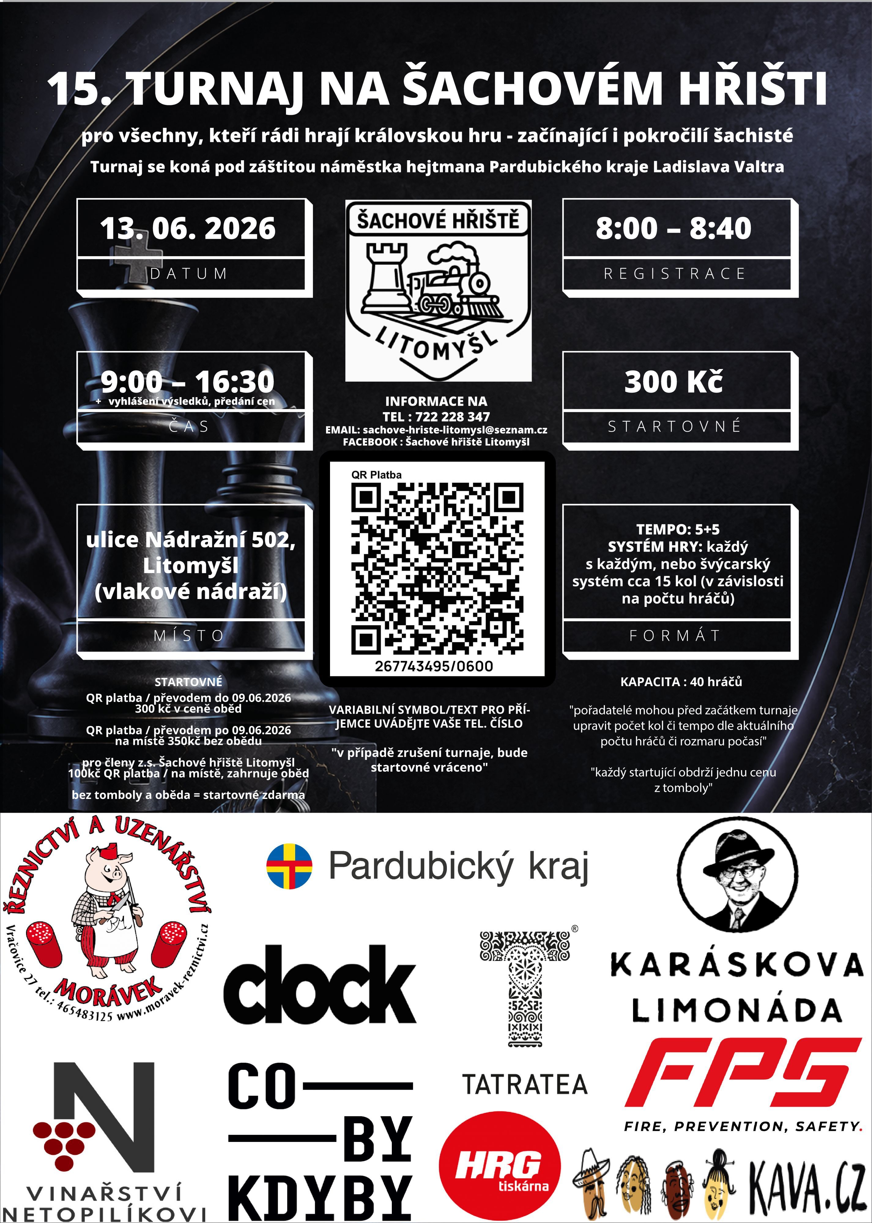 15. turnaj na šachovém hřišti