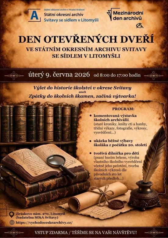 Den otevřených dveří v archivu
