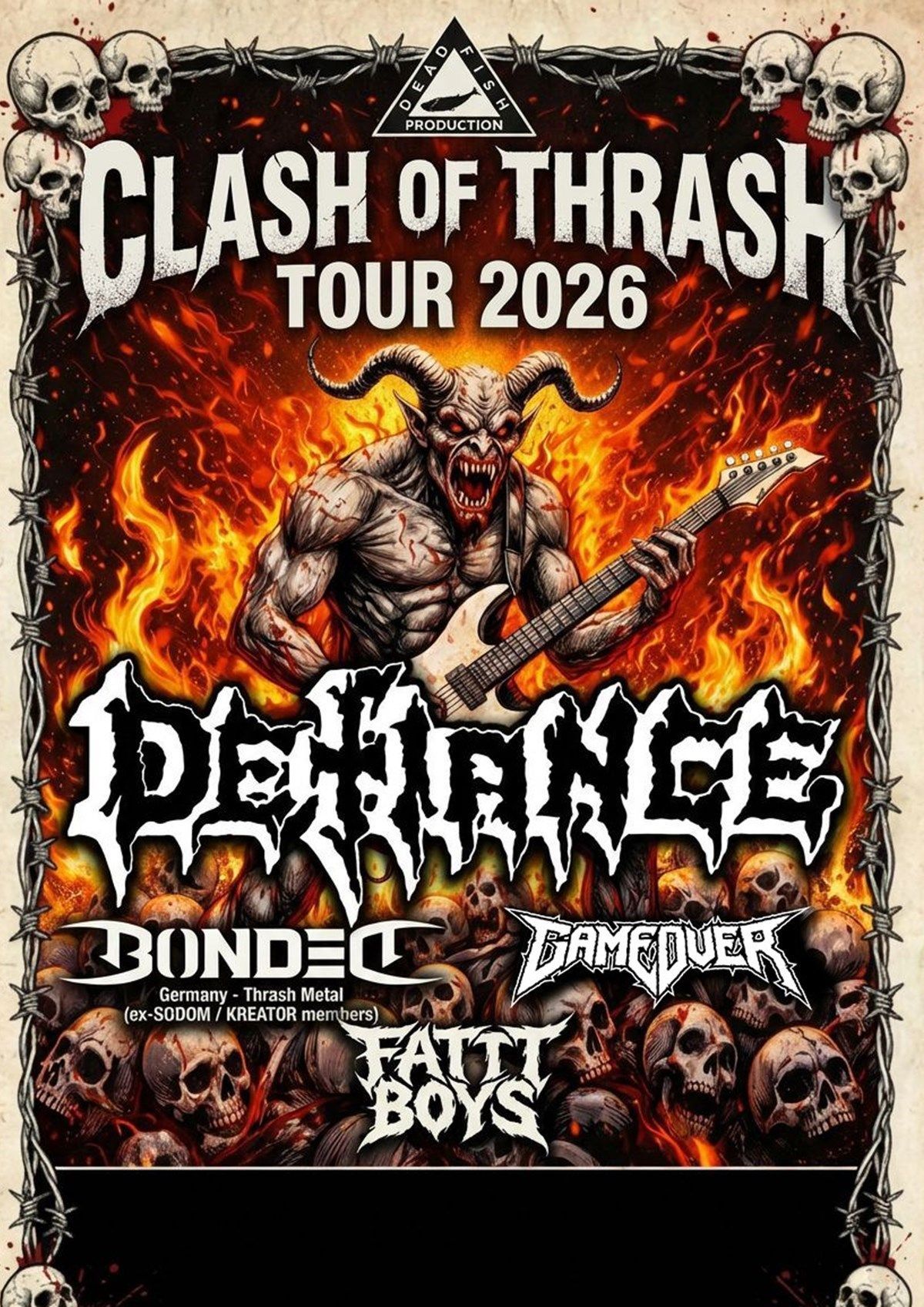 Clash of Thrash tour 2026