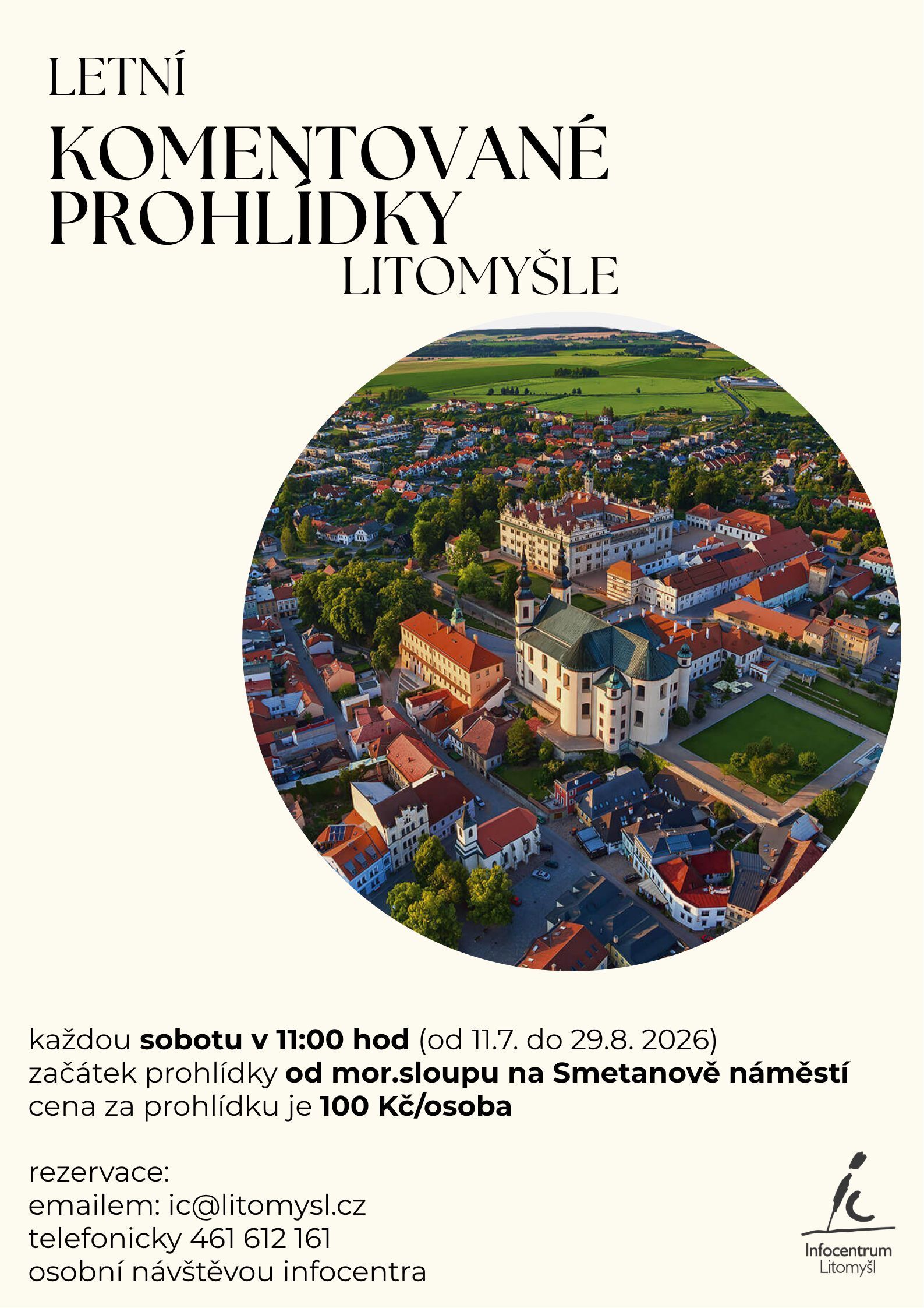 Letní komentovaná prohlídka Litomyšle