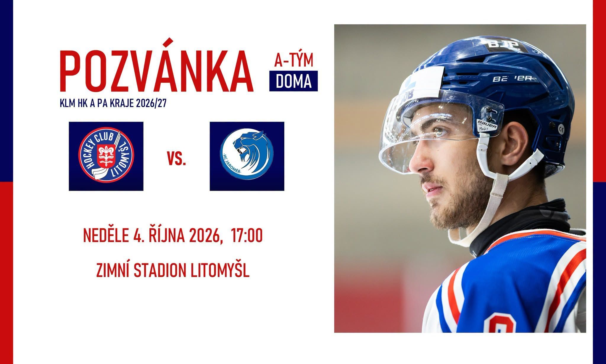 Lední hokej: HC Litomyšl vs. HC Jaroměř
