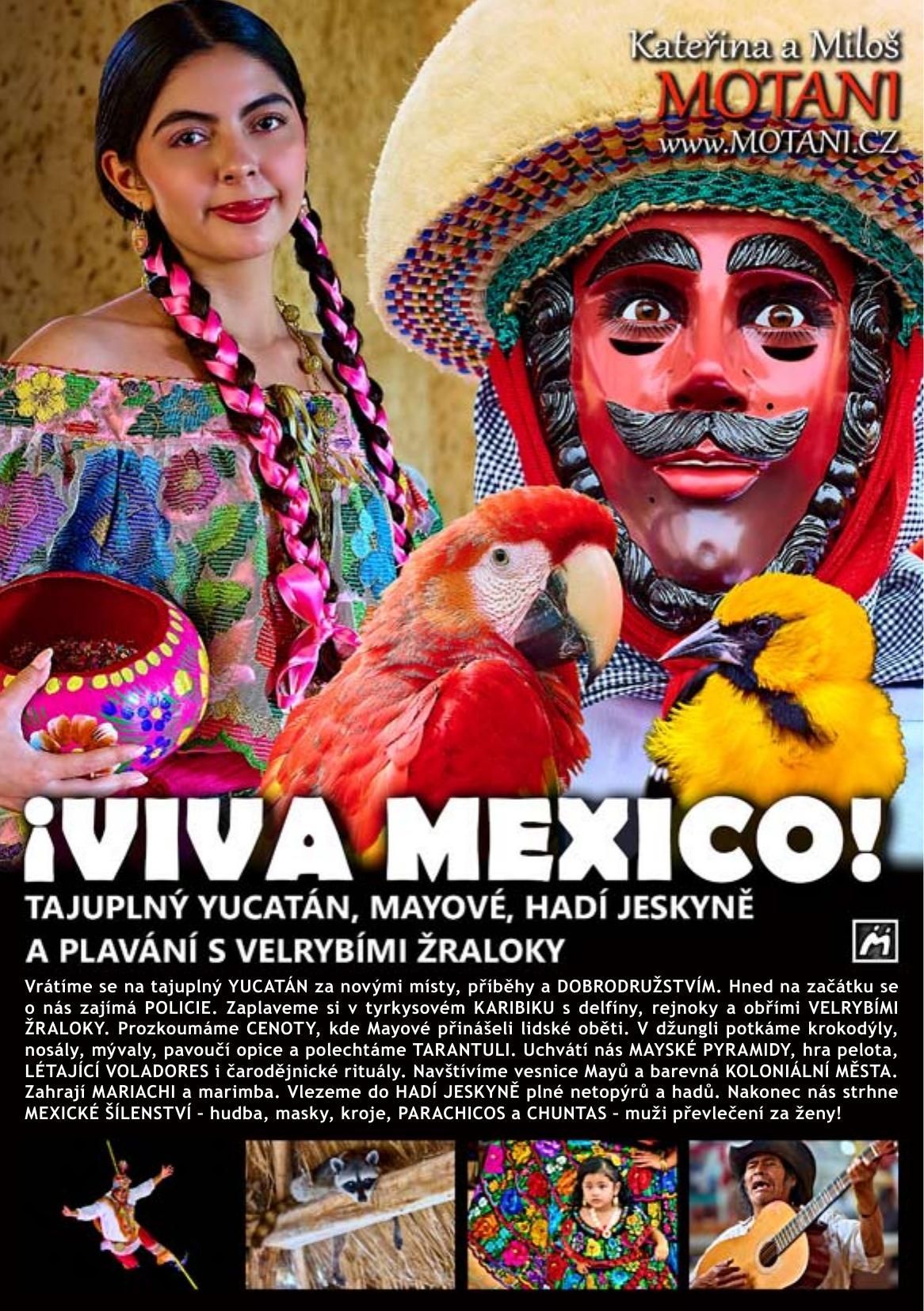 Cestovatelská projekce Motani: Viva Mexico!