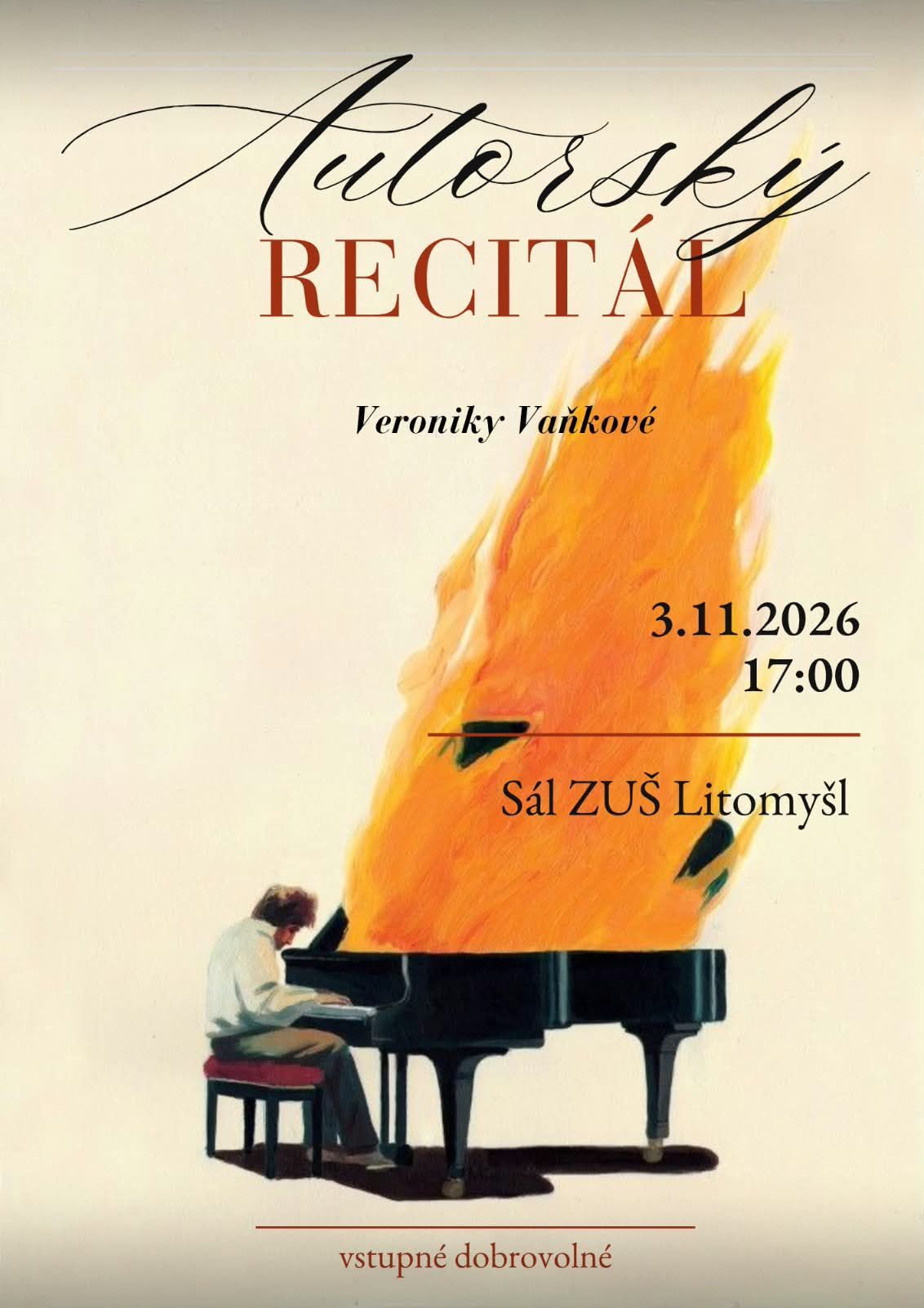 Autorský recitál Veroniky Vaňkové