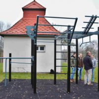 obrázek k Venkovní posilovna už slouží veřejnosti