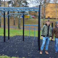 obrázek k Venkovní posilovna už slouží veřejnosti