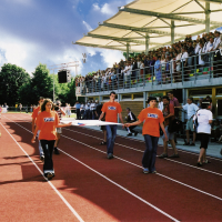 obrázek k Tribuna letního stadionu Černá hora