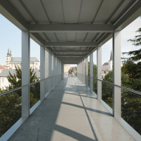 obrázek k Bezbariérový nadchod s výtahem  se má začít stavět již příští rok