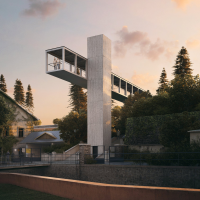 obrázek k Bezbariérový nadchod s výtahem  se má začít stavět již příští rok