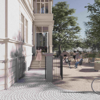 obrázek k Posezení u kavárny přístupné z ulice