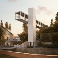 obrázek k Bezbariérový nadchod přes I/35