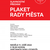 obrázek k Pozvánka na slavnostní předání cen města 11. září ve Smetanově domě