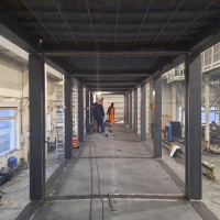 obrázek k dokončovací práce na ocelové lávce