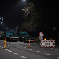 obrázek k Ocelová lávka nového nadchodu dorazila do Litomyšle