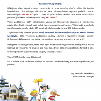 obrázek k Výsledky tříkrálové sbírky