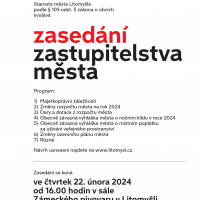 obrázek k Pozvánka na únorové zasedání městského zastupitelstva