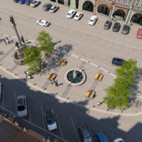 obrázek k Prostranství u morového sloupu na Smetanově náměstí