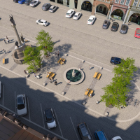 obrázek k Prostranství u morového sloupu na Smetanově náměstí