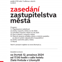 obrázek k Pozvánka na prosincové jednání zastupitelstva