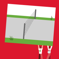 Oprava hrací plochy na lánském hřišti