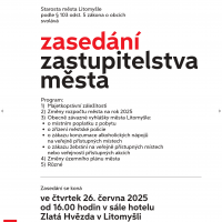 obrázek k Pozvánka na červnové zasedání městského zastupitelstva