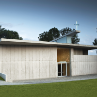 obrázek k Kříž, Nový kostel církve bratrské