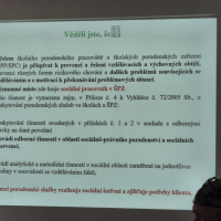 obrázek k Mgr. Světluše Kotrčová, MPSV - Systém péče o ohrožené děti v ČR a role orgánů SPOD aneb spolupráce se školami je v systému důležití