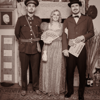 obrázek k 2. nejkrásnější lázeňský kostým_Adam Kubeš, Lucie Kratochvílová, Martin Kratochvíl