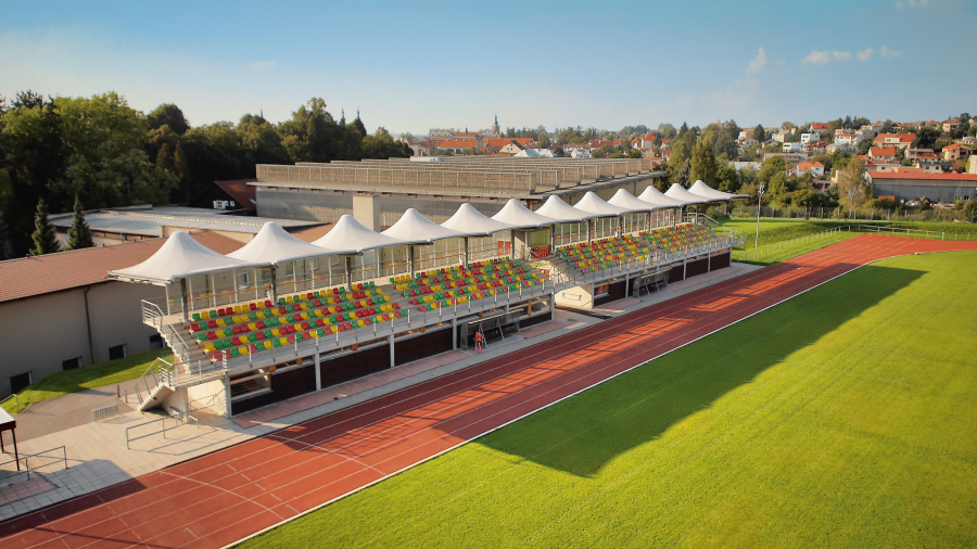 obrázek k Tribuna letního stadionu Černá hora