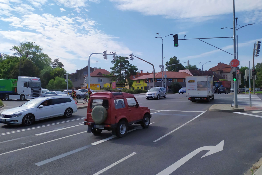 obrázek k Otázky občanů k „chytré“ křižovatce a odpovědi na ně