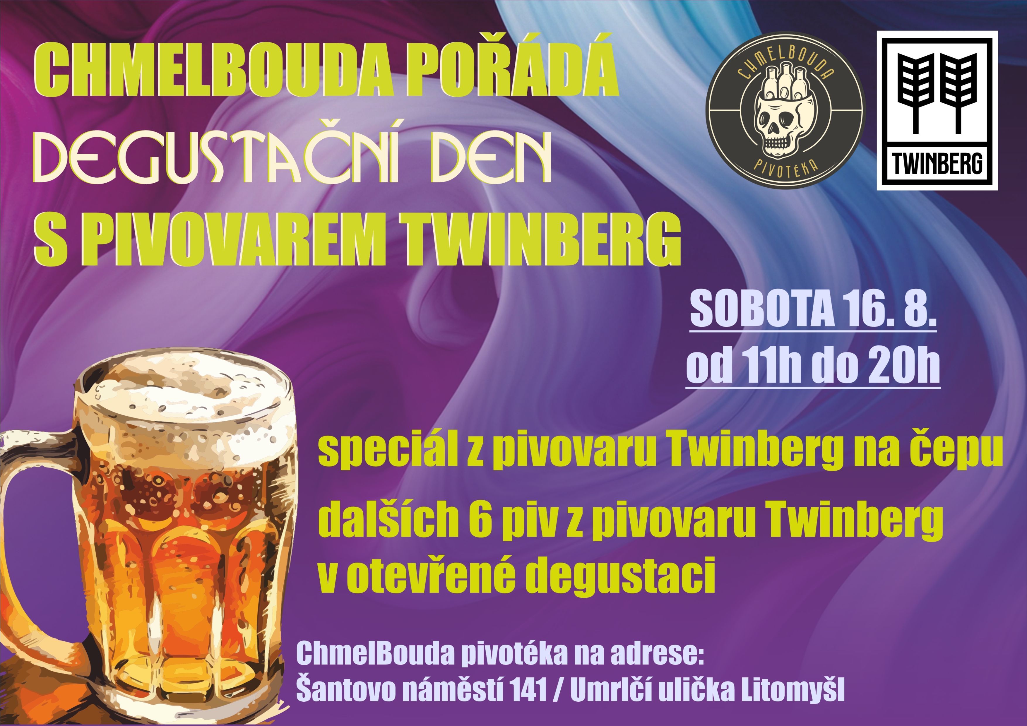 Degustační den s pivovarem Twinberg