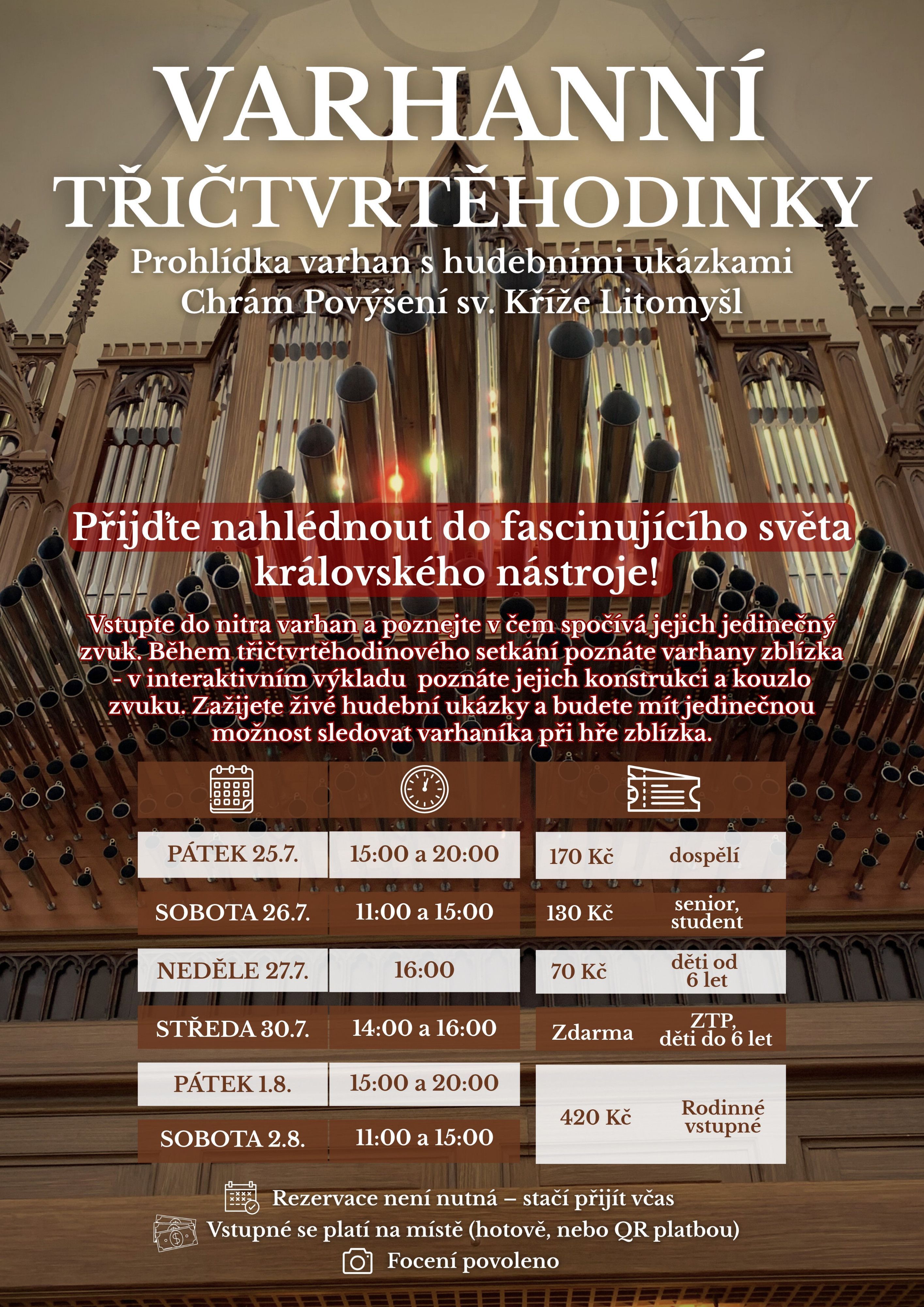 Varhanní třičtvrtěhodinka