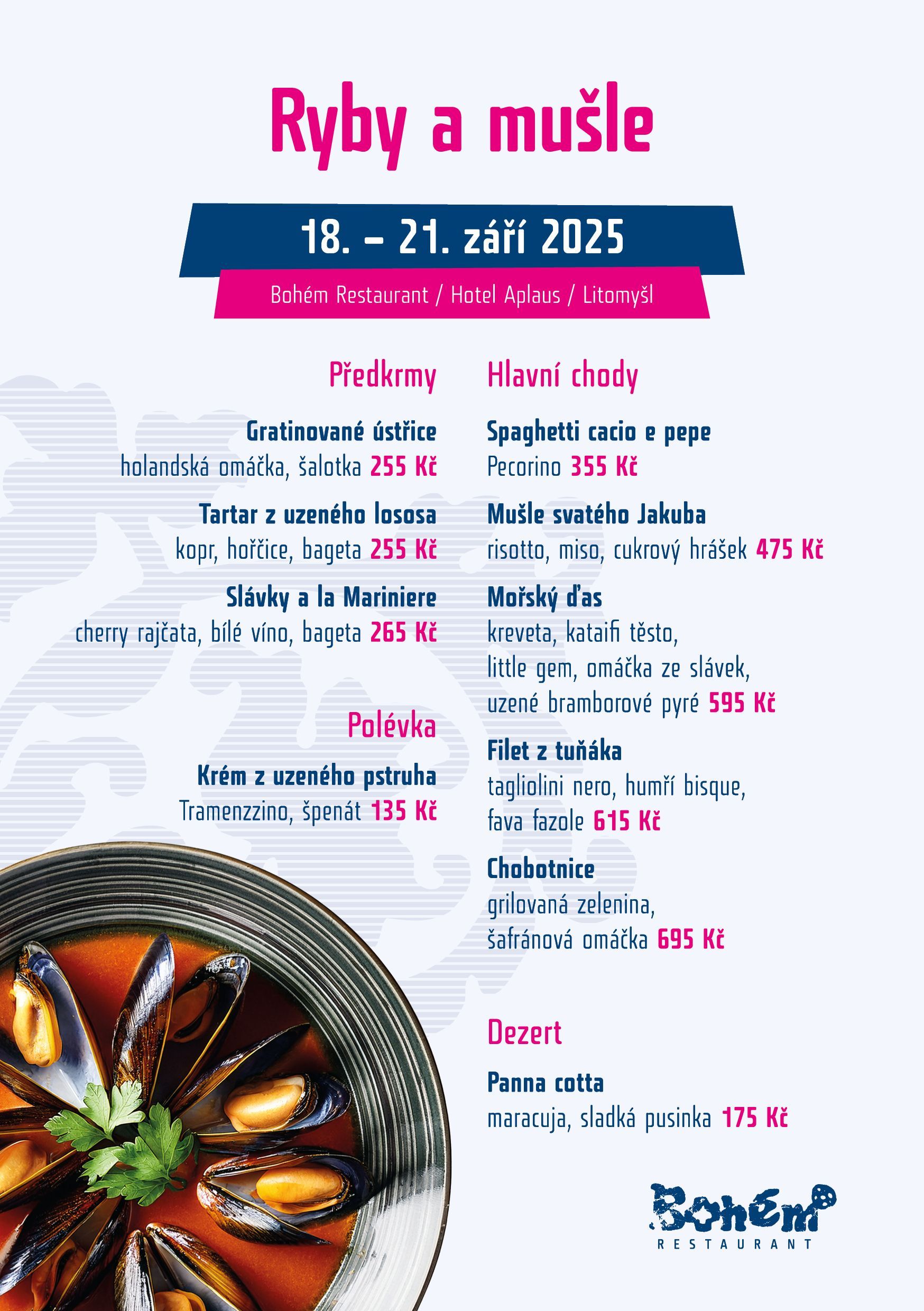 Víkend plný ryb a mušlí