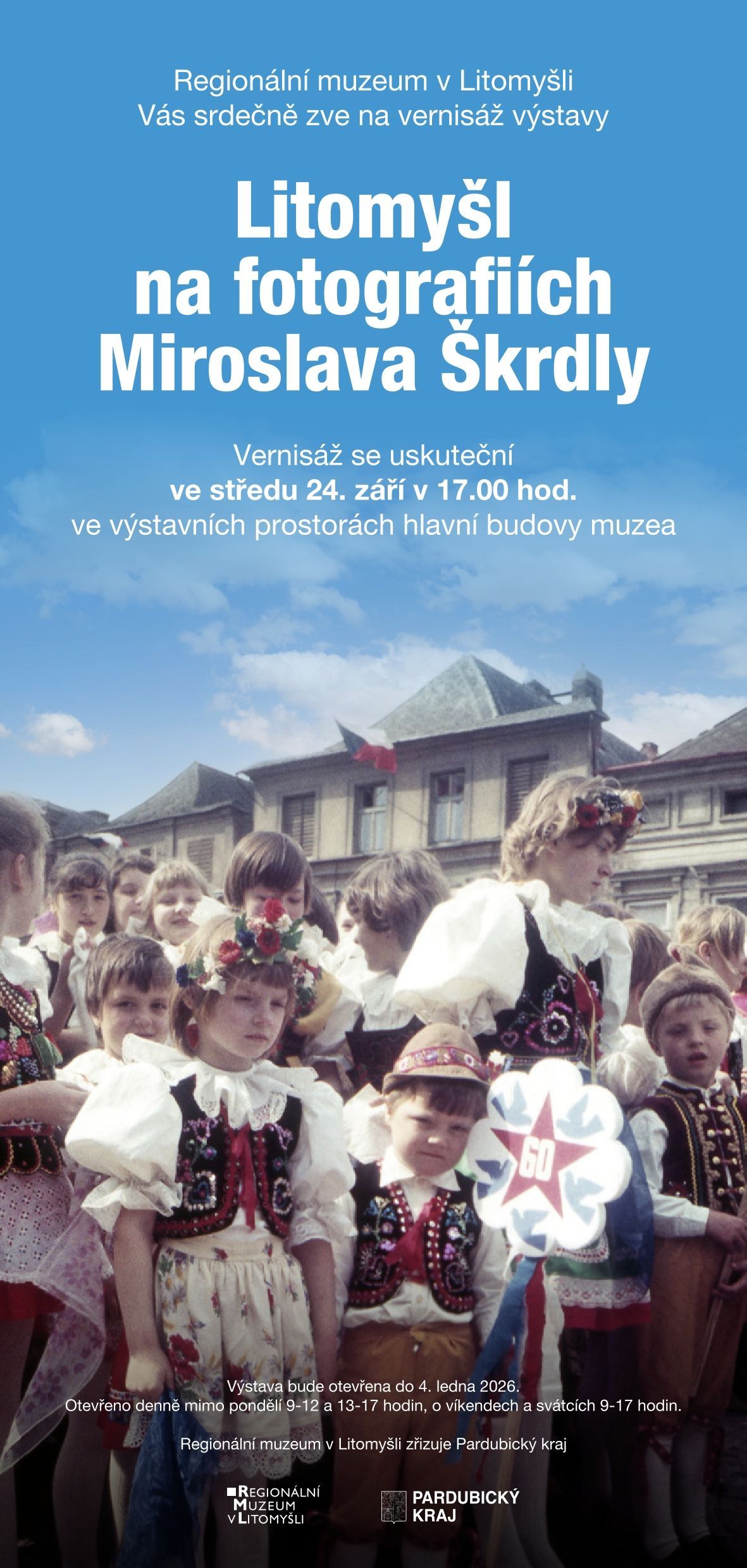 Vernisáž - Litomyšl na fotografiích Miroslava Škrdly léta 1975 - 1980