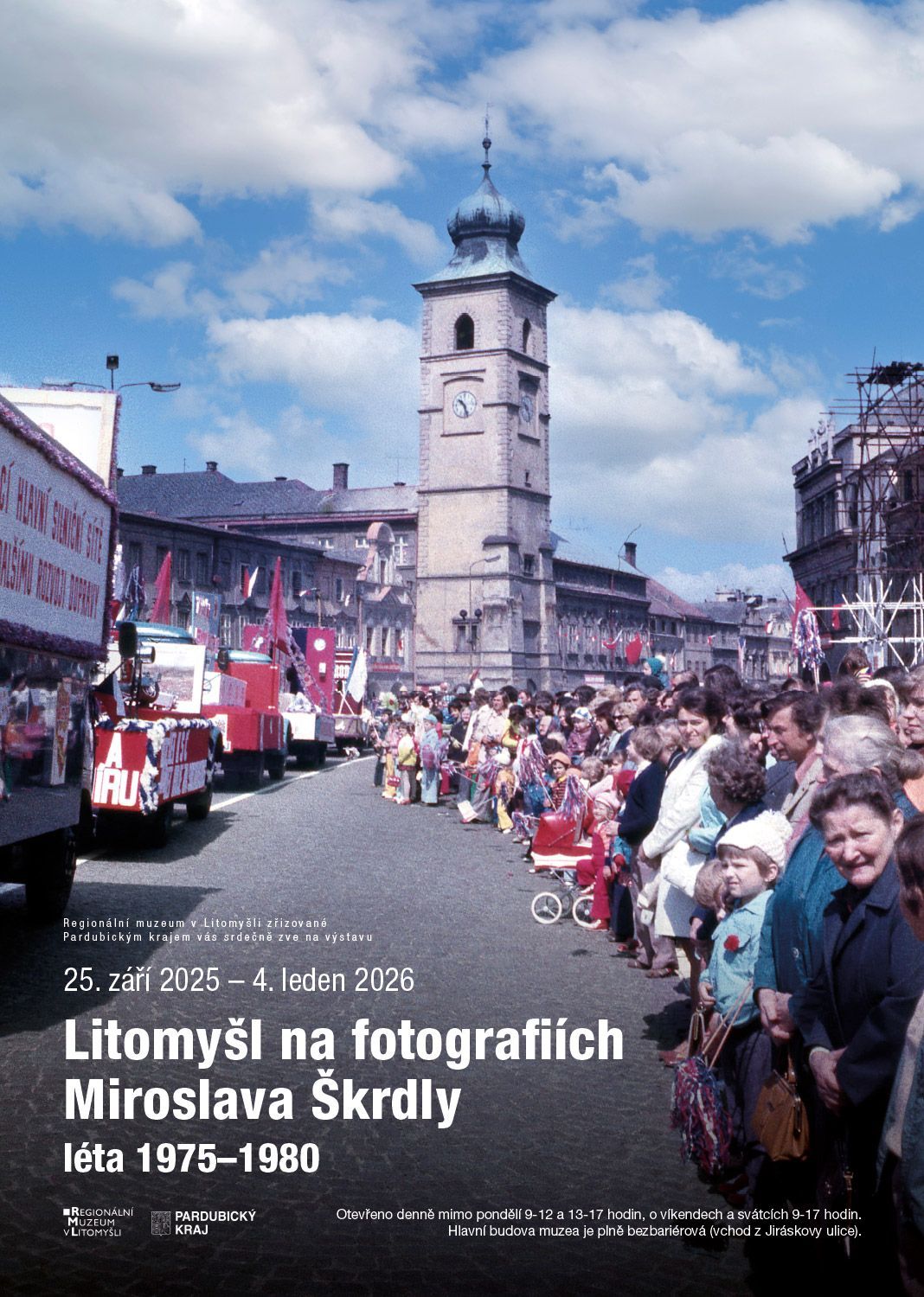 Litomyšl na fotografiích Miroslava Škrdly léta 1975 - 1980