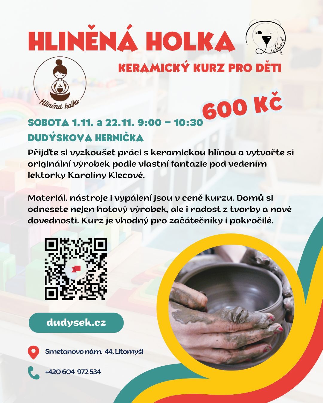 Hliněná holka - kurz pro děti
