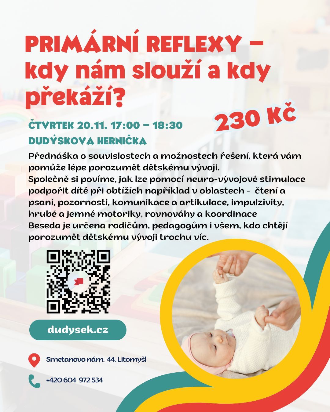 Primární reflexy - kdy nám slouží a kdy překáží?