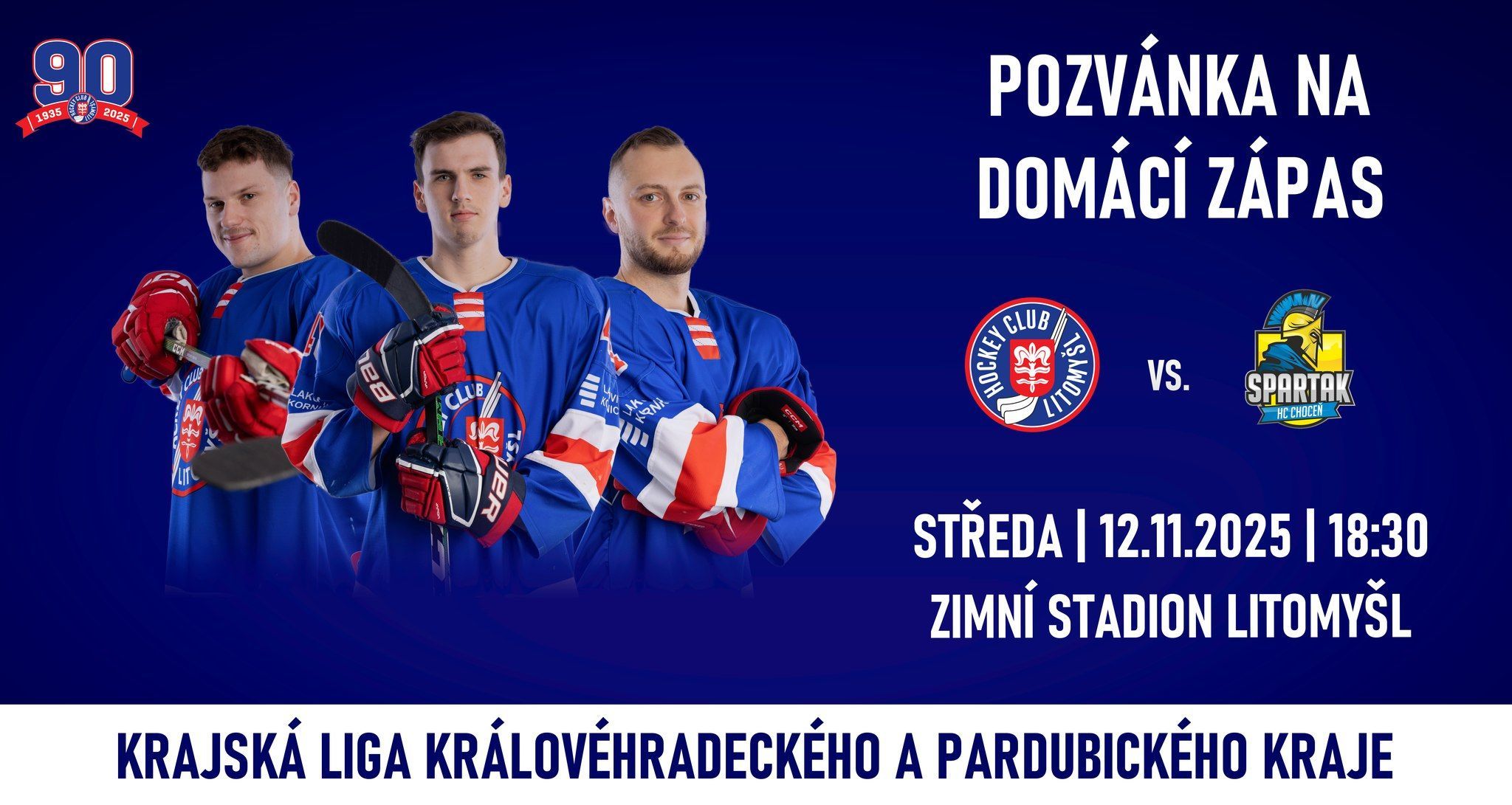 Lední hokej: HC Litomyšl - HC Spartak Choceň