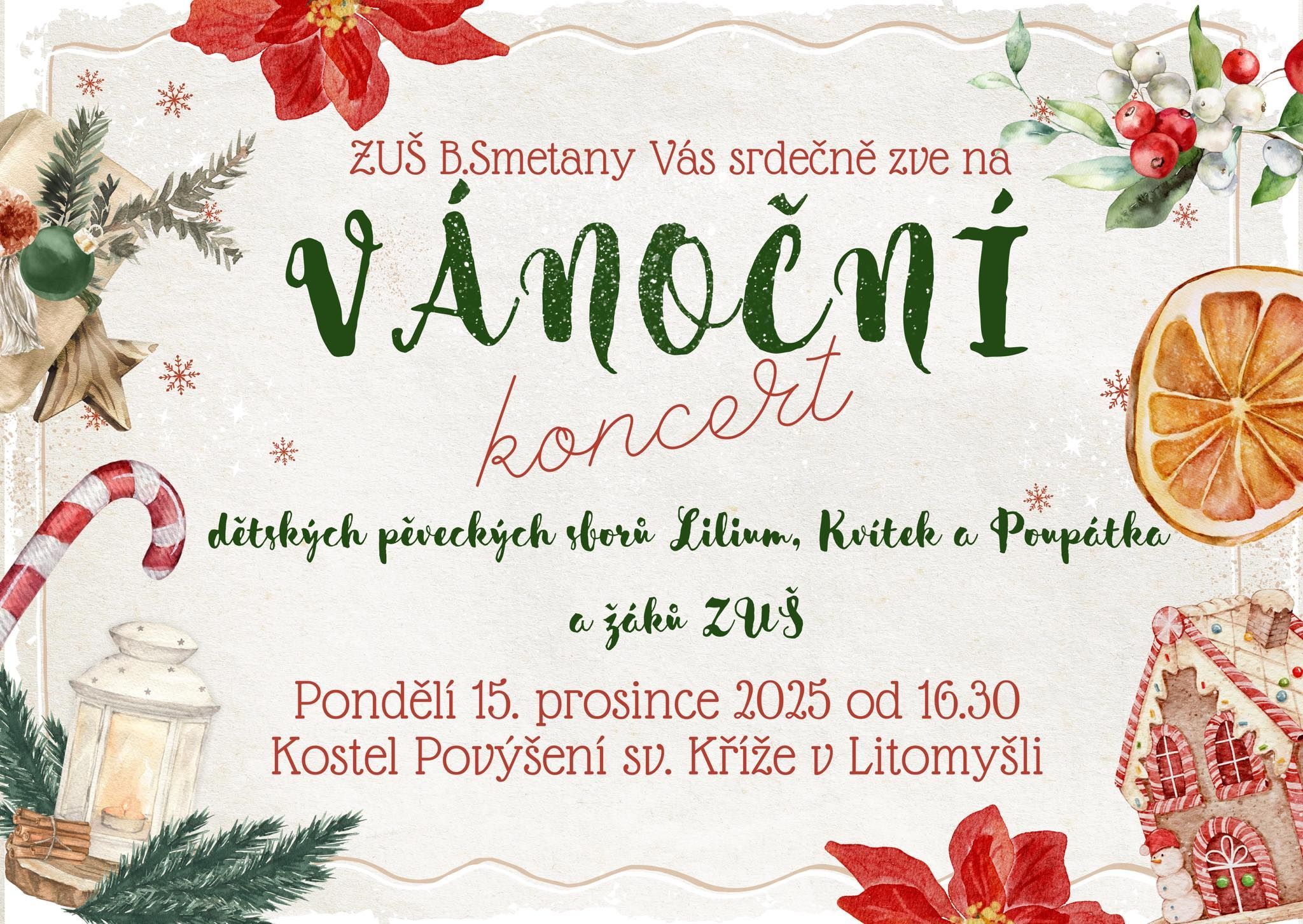 Vánoční koncert dětských pěveckých sborů