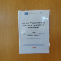 Jednání Pracovní skupiny pro rozvoj matematické gramotnosti