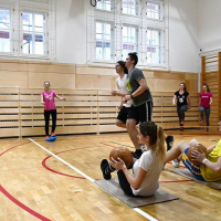 Tělocvična na litomyšlském gymnáziu