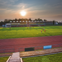 obrázek k Tribuna letního stadionu Černá hora