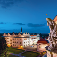 obrázek k Pohled z Andělské vyhlídky chrámu Nalezení sv. Kříže