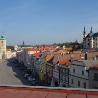 obrázek k Výhled ze střešní terasy hotelu